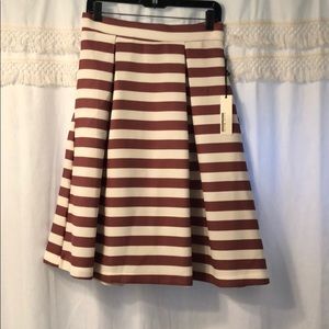 High waisted midi skirt